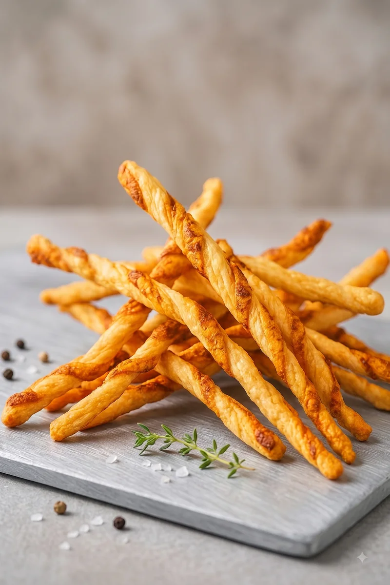 Golden Cheese Straws, Moi Doughssier